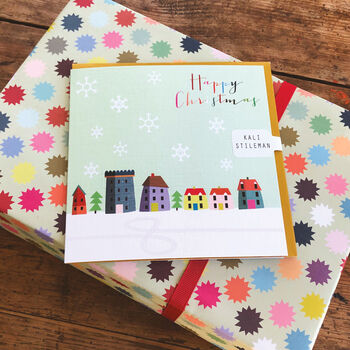 Snowflake Christmas Greetings Card, 3 of 3