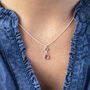 Mother And Child Birthstone Pendant Necklace, thumbnail 6 of 12