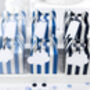 Blue And White Striped Treat Boxes, thumbnail 1 of 1