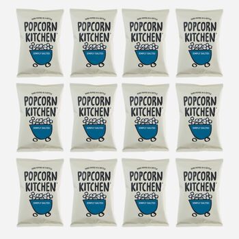 Vegan Popcorn Sharing Bag Simply Salted 100g X 12, 2 of 4