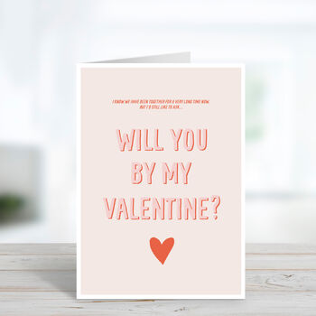 Be My Valentine Card, 2 of 2