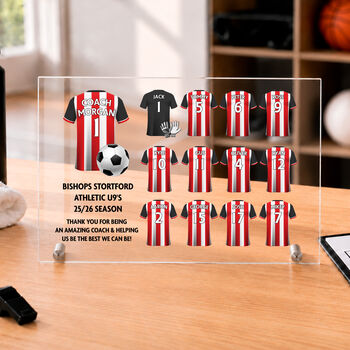 Personalised Coach Appreciation Acrylic Plaque, 5 of 5