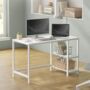 Computer Desk With Shelves Left Or Right Steel Frame, thumbnail 1 of 12