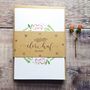 'Joy To The World' Hand Lettered Christmas Card, thumbnail 4 of 4