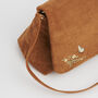 Tan Floral Embroidered Shoulder Bag, thumbnail 11 of 11