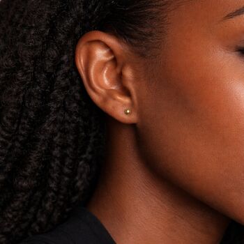 Solid 9ct Gold Micro Ball Stud Earrings – 4mm, 3 of 8