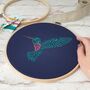 Hummingbird Embroidery Kit, thumbnail 5 of 6