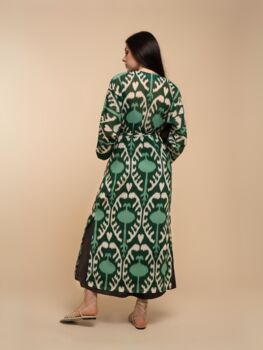 Handmade Green Chiffon Kimono, 6 of 6