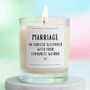 Anniversary Gift For Her, Funny Marriage Candle, thumbnail 1 of 6