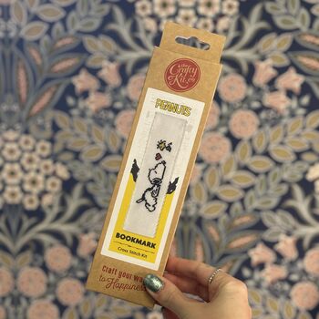 Peanuts Snoopy Cross Stitch Bookmark Kit, 7 of 9