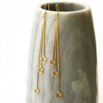 Sterling Silver Shooting Stars Earrings, 6 of 7