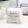 Patterned Christening Square Candle For Girls And Boys, thumbnail 3 of 9