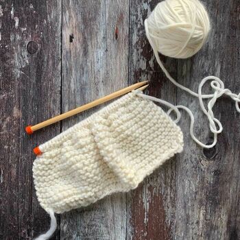 Knitting Kit Starsky Merino Wool Long Cardigan, 2 of 5