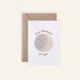 Over The Moon For You New Baby Card, thumbnail 2 of 4