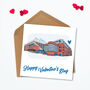 Valentines Rangers Personalised Card, thumbnail 3 of 5