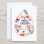 Floral Easter Egg Card, thumbnail 2 of 2