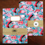 Flamboyance Of Flamingos Print A5 Lined Journal, thumbnail 3 of 10