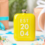 Personalised 21st Birthday Year Hip Flask, thumbnail 3 of 9