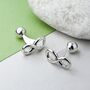 Infinity Gold Plated Solid Silver Men's Cufflinks, thumbnail 2 of 5