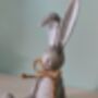 Cheeky Rabbit With Bow Ceramic, thumbnail 5 of 5