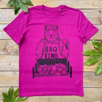 BBQ Bear Men's T Shirt, 5 of 6