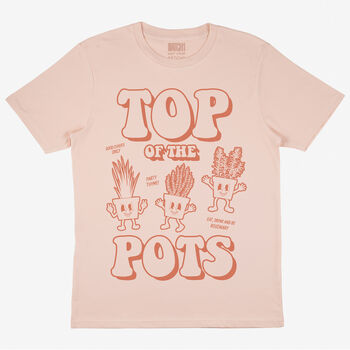 Top Of The Pots Unisex Festival T Shirt, 3 of 3