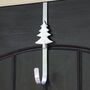 Winter Floral Christmas Door Wreath, thumbnail 4 of 5
