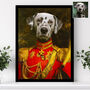 Personalised Lieutenant Officer Renaissance Pet Portrait, thumbnail 9 of 12