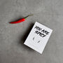 You Are Spicy Silver Chilli Stud Earrings, thumbnail 7 of 7