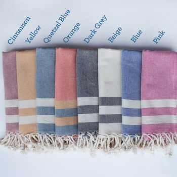 Personalised Cotton Towel Set, Sustainable Gift, 11 of 12