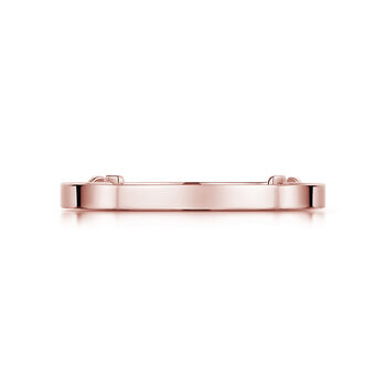 Personalised Rose Gold Expandable Hearts Kids Bangle – Medium, 4 of 5