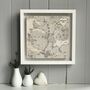 Personalised International Map Print On Wood, thumbnail 6 of 11