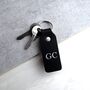 Handmade Personalised Initial Leather Keyring, thumbnail 5 of 10