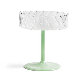 Set Of Two Mint Twirl Champagne Coupes, 3 of 3