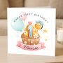 Personalised First Birthday Card For Baby Girl Daughter, thumbnail 1 of 8