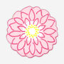 Hand Iced Chrysanthemum November Birth Flower Letterbox Biscuit, thumbnail 2 of 5