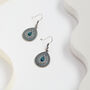 Blue And Turquoise Teardrop Earrings, thumbnail 3 of 3