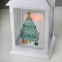 Personalised Have A Magical Christmas White Lantern, thumbnail 4 of 4