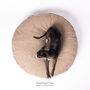 Charley Chau Round Dog Bed Mattress In Weave Ii, thumbnail 1 of 8