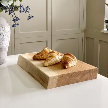 Large Live Edge James Martin Oak Chopping Board, 4 of 9