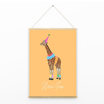 Party Animal Giraffe Print, 7 of 7