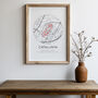 Catalunya F1 Print, Spain Formula One Track Circuit Poster, thumbnail 1 of 3
