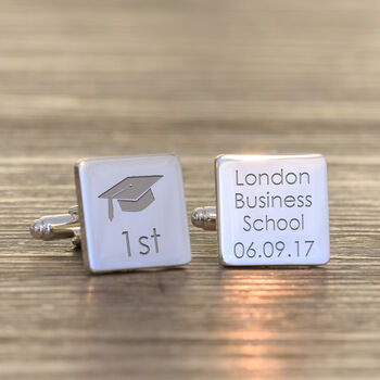 Personalised Graduation Cufflinks, 2 of 3