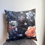 Luxury Velvet Flower Cushion, thumbnail 1 of 4