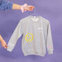 Children's Personalised Scribble Smiley Sweatshirt, thumbnail 12 of 12