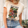 'Stay Wild Flowerchild' Cottagecore Botanical Tshirt, thumbnail 1 of 7