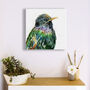 Inky Starling Canvas Gallery Print, thumbnail 6 of 10