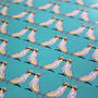 Cockatiel Gift Wrap Two Sheets Folded, thumbnail 2 of 2