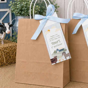 Farm Animal Theme Party Bags For Kids Birthday Party, 3 of 10
