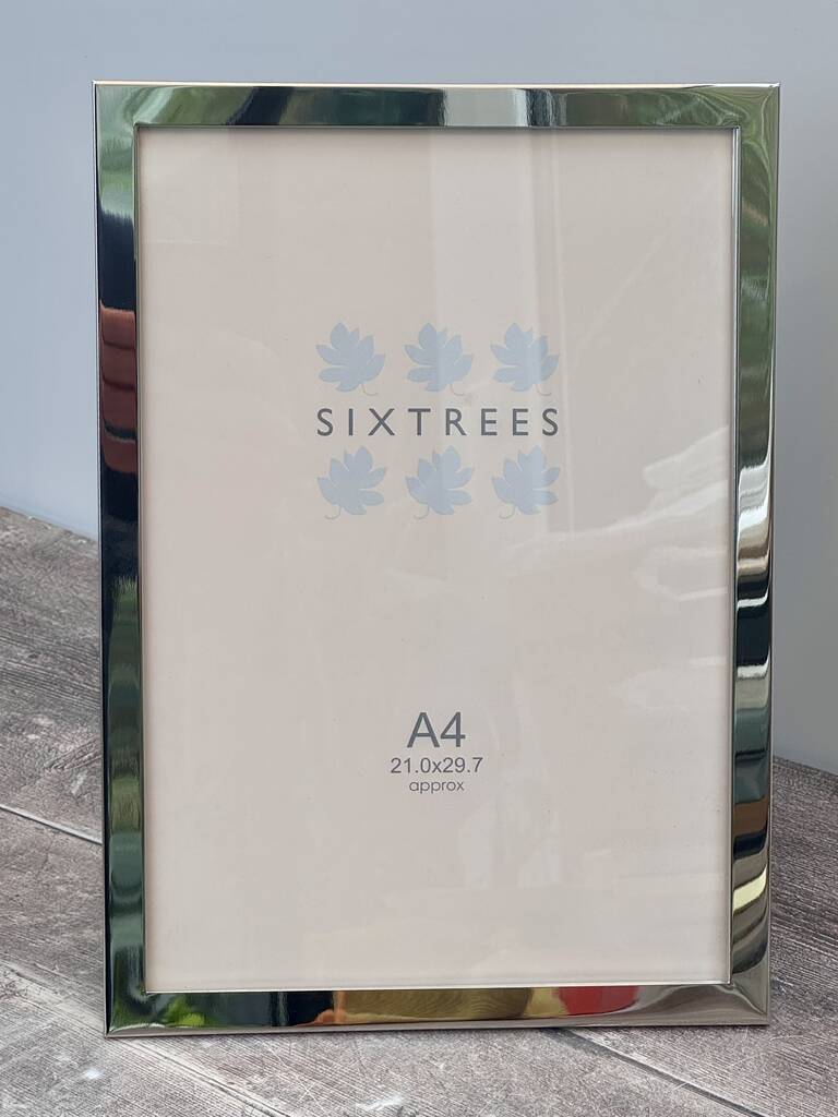 Sixtrees Mirror Effect Photo Frame, A4, 1 of 3